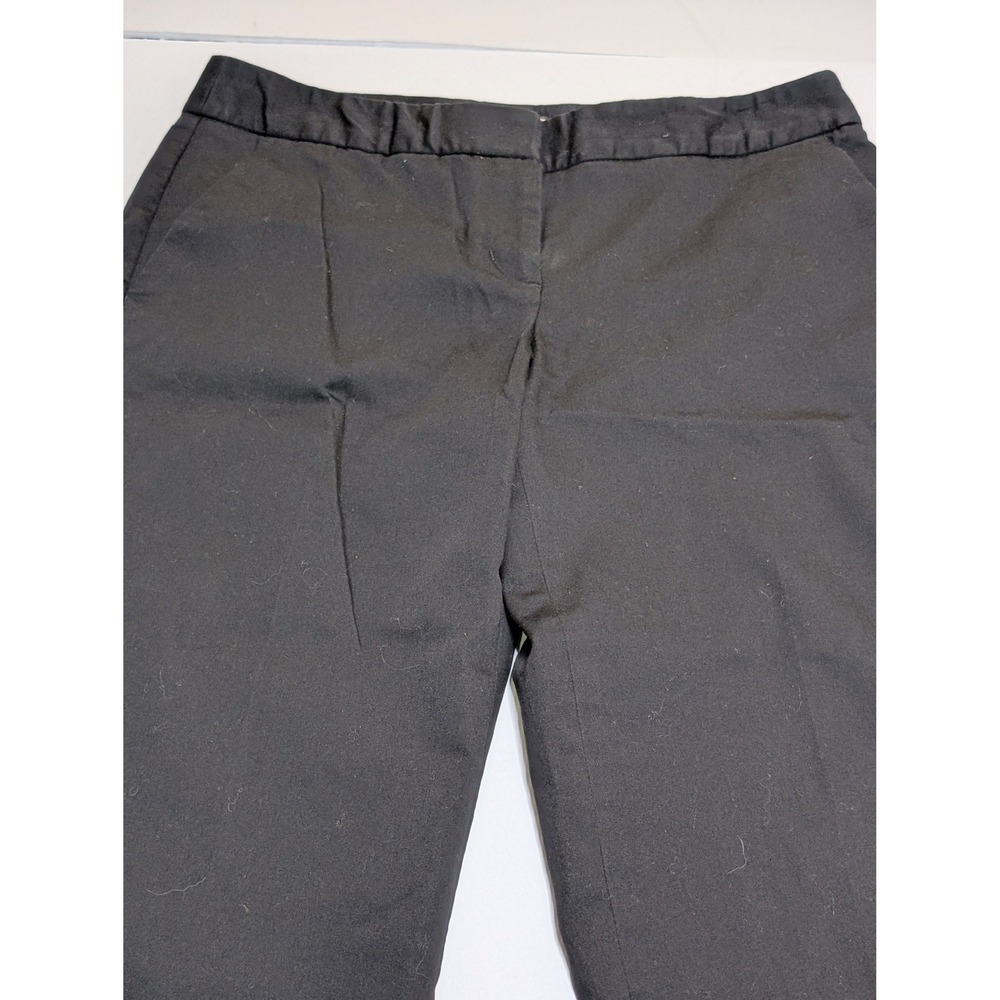 Express Editor Black Straight Leg Dress Pants Womens Size‎ 2 Professional Office - Picture 2 of 4